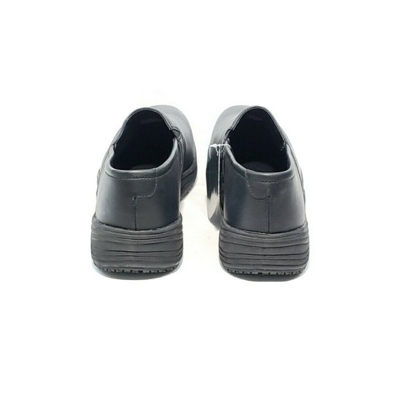 Rockport Works Clogs Slip On Black Leather Mens US 13 M